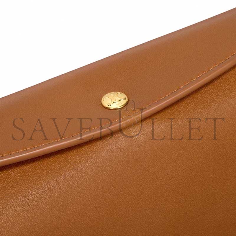 Ce1i*e trio flap in smooth lambskin 10p862o86.gfy5 (22.5*13*3.5cm)